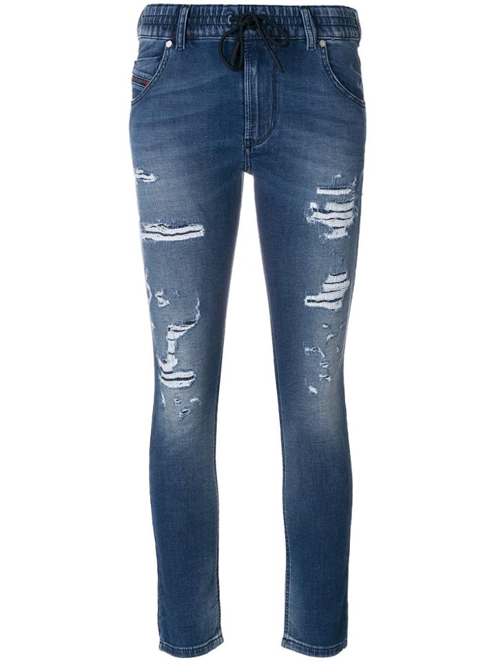Diesel Drawstring Waist Jeans - Blue
