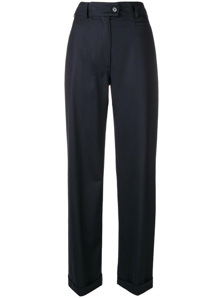 Aspesi High Waisted Trousers - Blue