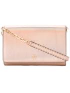 Tory Burch Robinson Metallic Chain Wallet