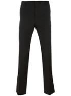 Lanvin - Striped Slim Fit Trousers - Men - Cotton/polyester/viscose - 48, Black, Cotton/polyester/viscose