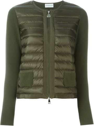Moncler 'coreana' Jacket, Women's, Size: Medium, Green, Cotton/feather Down/polyamide