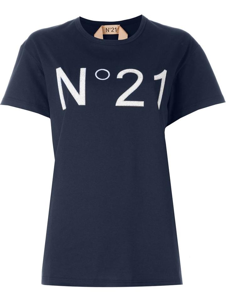 No21 Glitter Logo T-shirt