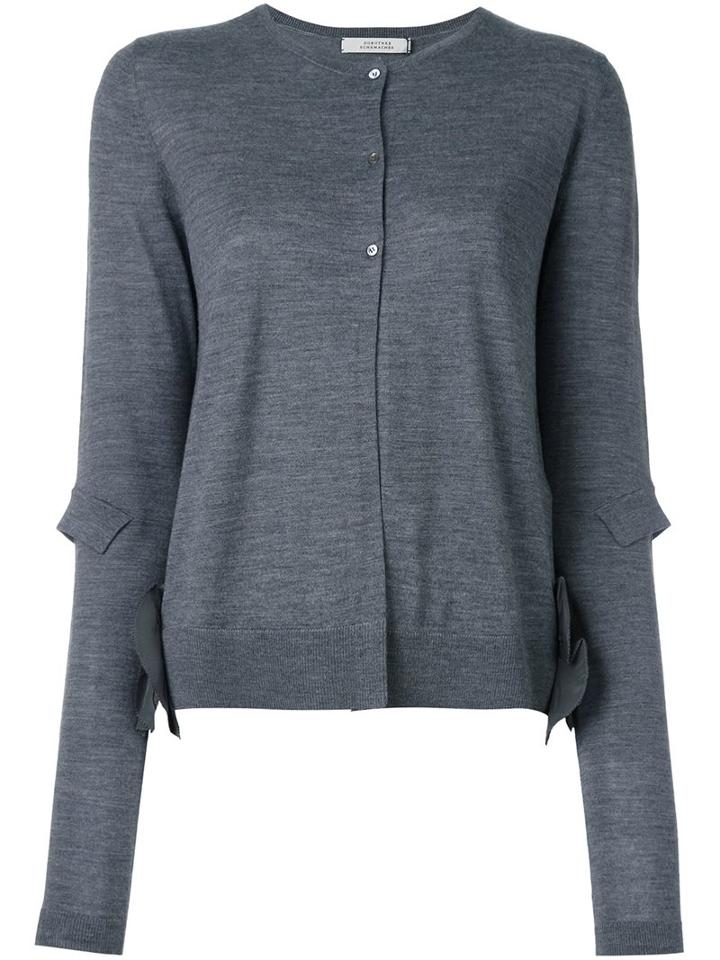 Dorothee Schumacher Elbow Detail Cardigan, Women's, Size: 2, Grey, Polyamide/spandex/elastane/virgin Wool