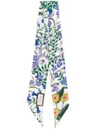 Gucci New Flora Print Neck Bow - Multicolour