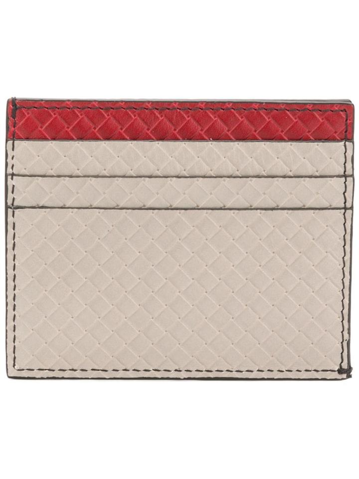 Bottega Veneta P.card Micro-intr. Embos/leg - Black