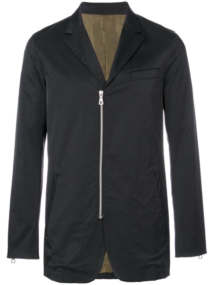 Jean Paul Gaultier Vintage Zip Detail Blazer - Black