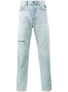 Saint Laurent - Ripped And Washed Jeans - Men - Cotton - 28, Blue, Cotton