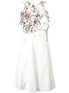 3.1 Phillip Lim Deconstructed Floral Dress, Women's, Size: 6, White, Silk