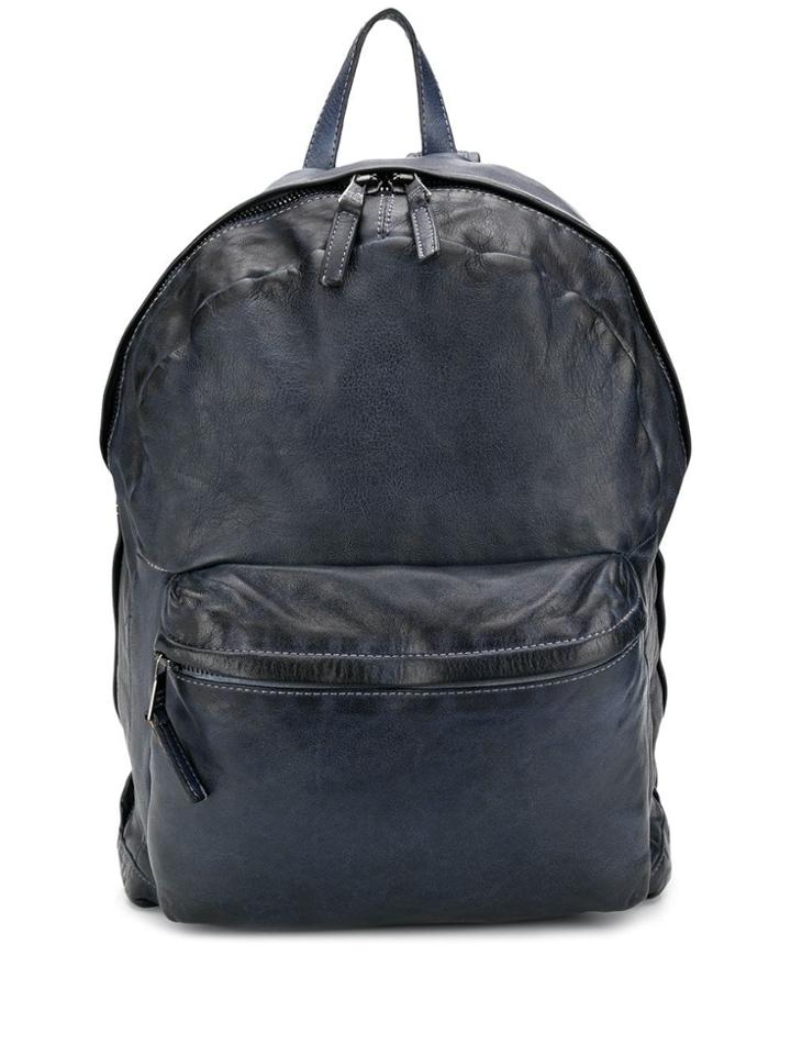 Giorgio Brato Smooth Surface Backpack - Blue