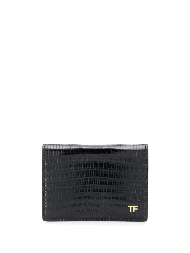Tom Ford Embossed Cardholder - Black