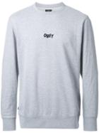 Obey Crew Neck Sweatshirt, Men's, Size: Large, Grey, Cotton/polyester