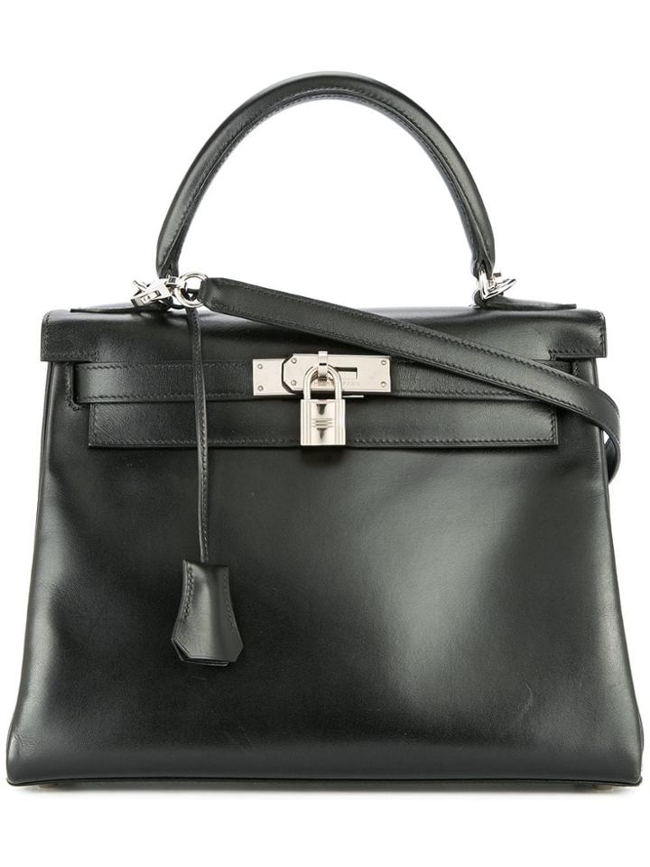 Hermès Vintage Hermès Kelly 28 2way Bag - Black