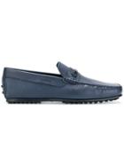 Tod's Logo Buckle Loafers - Blue