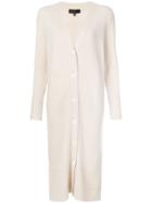 Nili Lotan Long Length Cardigan - Nude & Neutrals