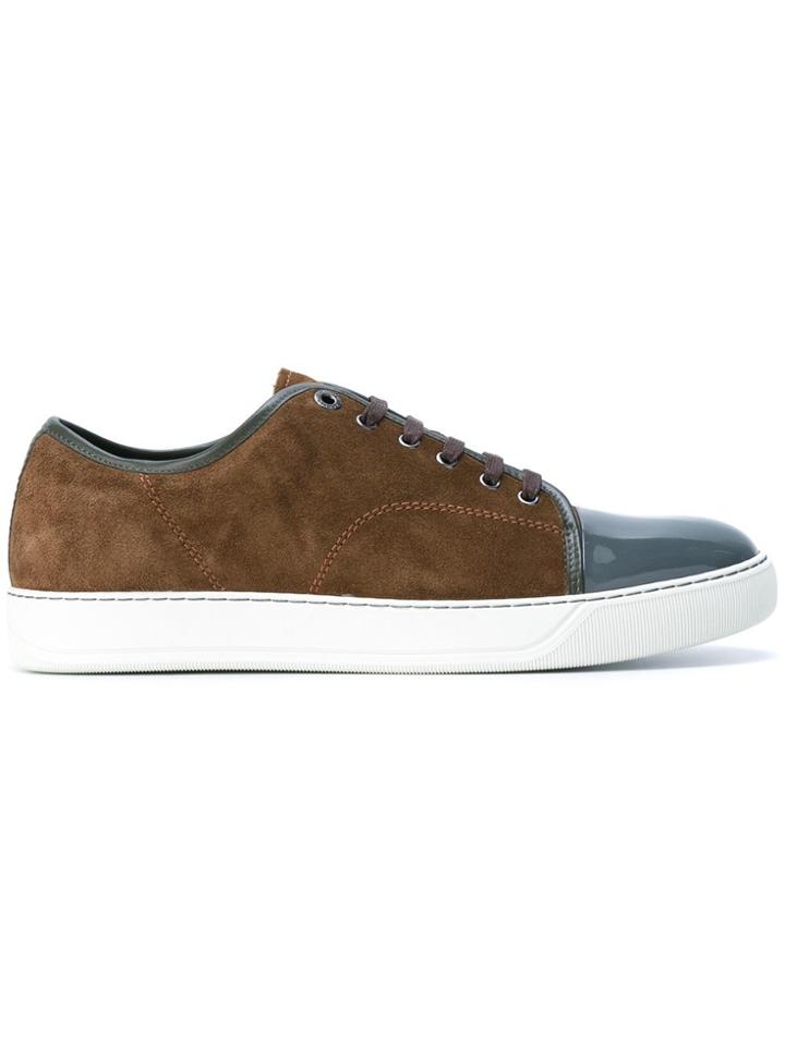 Lanvin Toe Cap Sneakers - Brown