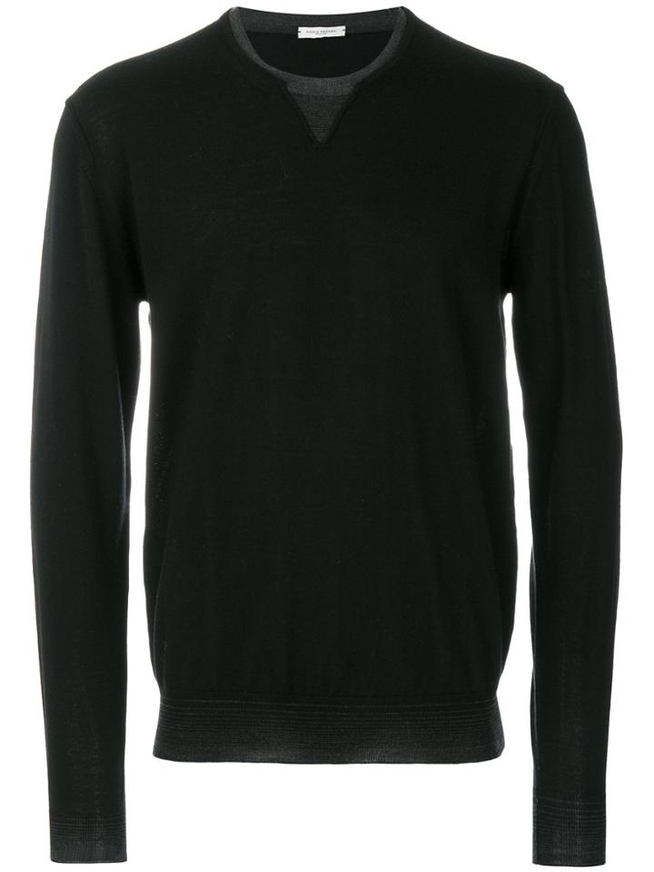 Billionaire Baroque Printed Jumper - Black