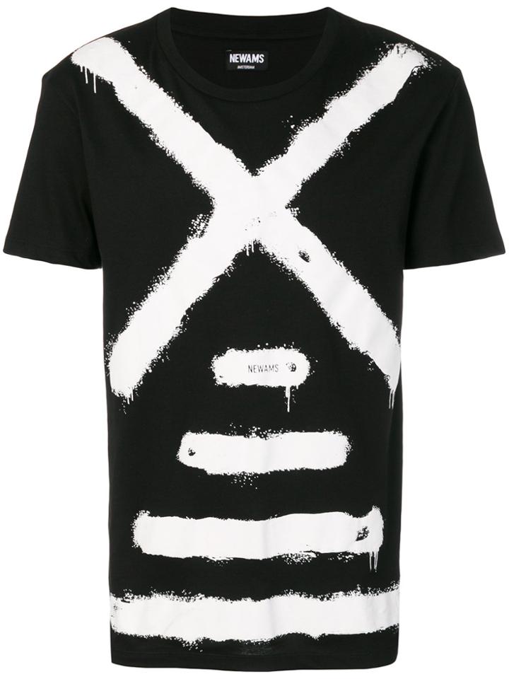 Newams Painted Mill T-shirt - Black