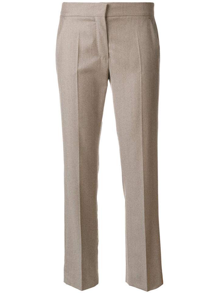 Max Mara Cropped Trousers - Nude & Neutrals