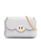 Loredana - Glitter Shoulder Bag - Kids - Pvc - One Size, Girl's, Grey