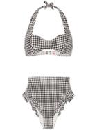 Solid & Striped Lana Gingham Check Bikini - Black
