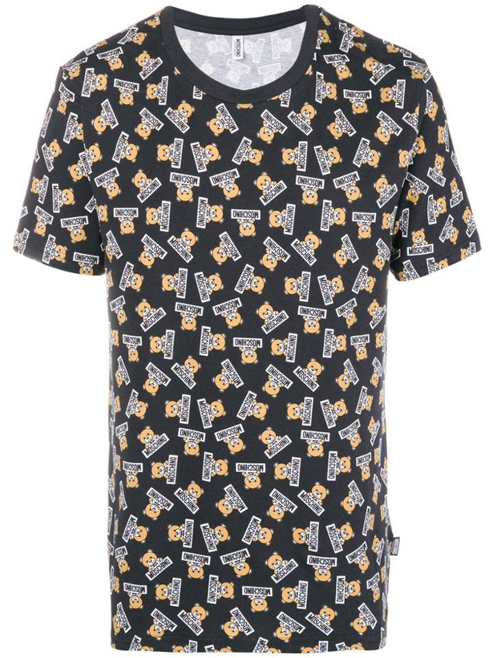 Moschino Printed Large T-shirt - Black