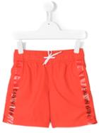 Calvin Klein Kids - Printed Swim Shorts - Kids - Polyester - 8 Yrs, Red