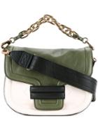 Pierre Hardy - Alphaville Shoulder Bag - Women - Calf Leather - One Size, Green, Calf Leather