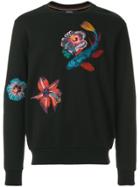 Paul Smith Embroidered Crew Neck Pullover - Black