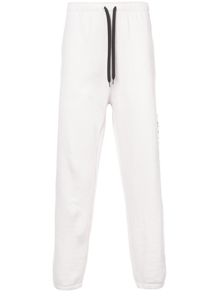 Second/layer Large Script Track Pants - Pink & Purple