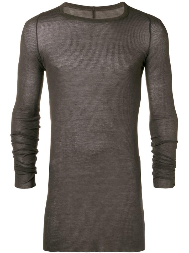 Rick Owens See-through T-shirt - Green