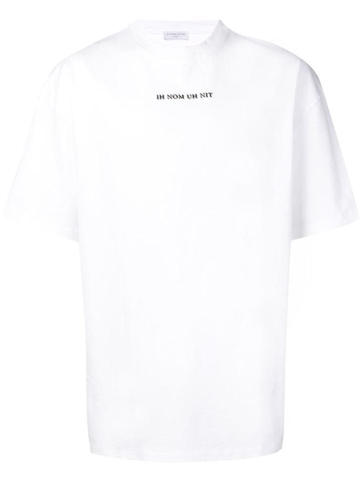 Ih Nom Uh Nit White Logo T-shirt
