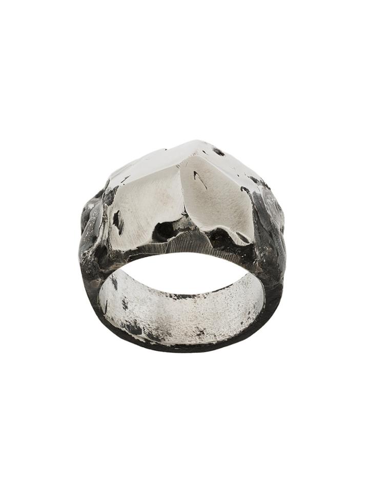 Lost & Found Ria Dunn Faceted Tonal Ring - Metallic