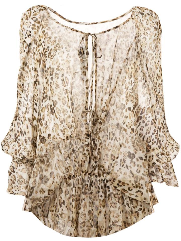 Iro Leopard Print Saggi Blouse - Neutrals