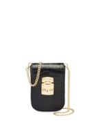 Miu Miu Crocodile Effect Cardholder - Black