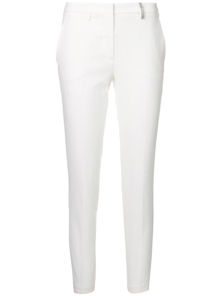 Fabiana Filippi Skinny Trousers - White