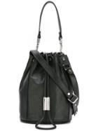 Diesel Gold Stud Detail Satchel, Women's, Calf Leather