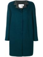 Manzoni 24 Single Breasted Coat - Blue