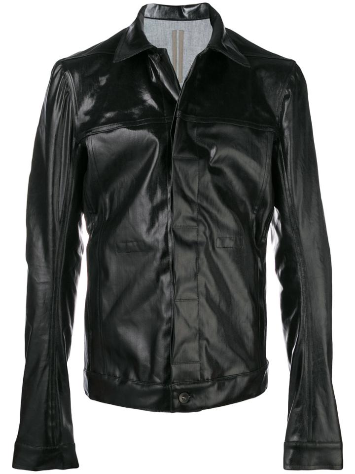 Rick Owens Drkshdw Fitted Shirt Jacket - Black