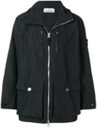 Stone Island Lightweight Hooded Jacket - Black