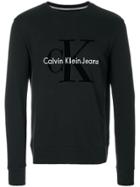 Calvin Klein Jeans Logo Print Sweatshirt - Black