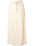 Lorena Antoniazzi Drawstring Maxi Skirt - Neutrals