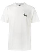 Stussy - Logo Print T-shirt - Men - Cotton - Xl, White, Cotton