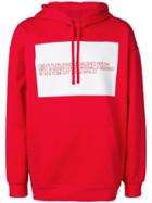 Calvin Klein Jeans Est. 1978 Logo Hooded Sweatshirt - Red