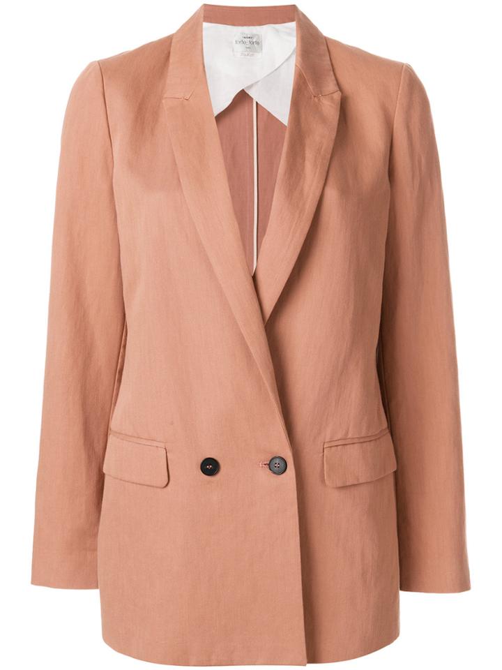 Forte Forte Straight-fit Blazer - Pink & Purple