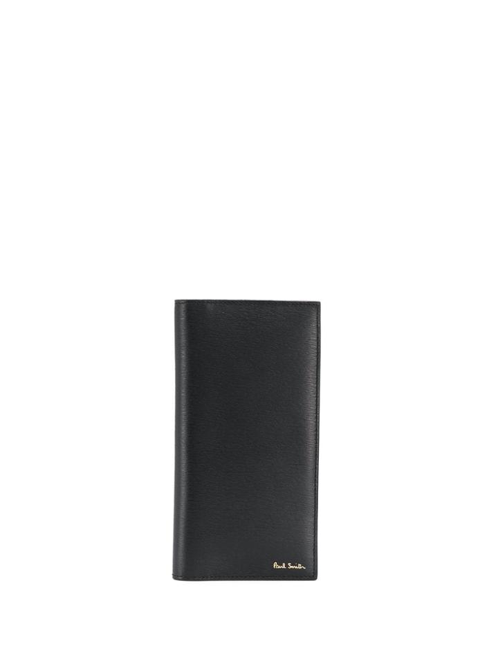Paul Smith Textured Logo-print Wallet - Black