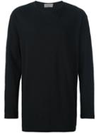 Yohji Yamamoto 'skull' Back Print Sweatshirt, Men's, Size: 3, Black, Cotton/wool