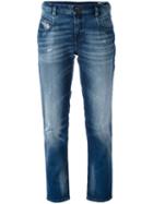 Diesel - Straight Jeans - Women - Cotton/spandex/elastane - 27, Blue, Cotton/spandex/elastane
