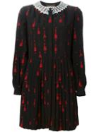 Saint Laurent 'school Girl' Mini Dress, Size: 40, Black, Silk/cotton/viscose