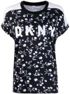 Dkny Relaxed Floral Print T-shirt - Black