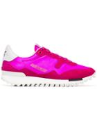 Golden Goose Deluxe Brand Pink Low Top Lace Up Leather Sneaker - Pink